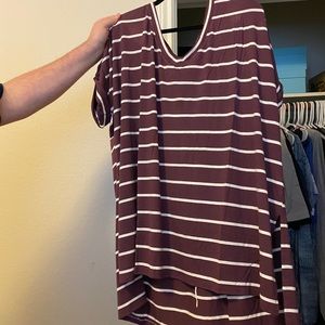 New 3xl striped top